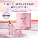 Deold Elegant High Heel Perfume, 30ml Long-Lasting Floral Woody Scent