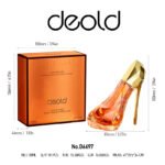 Deold High Heel Perfume for Women, Woody Citrus Eau de Toilette - Image 4