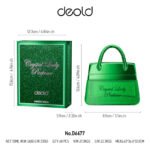 Deold Crystal Lady Perfume 50ml - Women's Floral EDT, Green Handbag-Shaped Bottle - Image 2