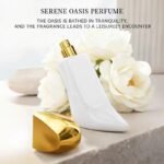 Deold Serene Oasis White Stiletto Heel Floral Perfume - Image 4